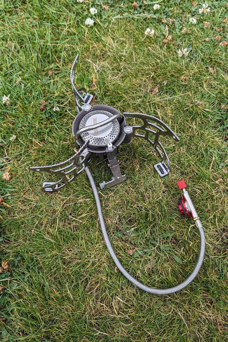Collapsible Outdoor Camping Stove with Piezo Ignition