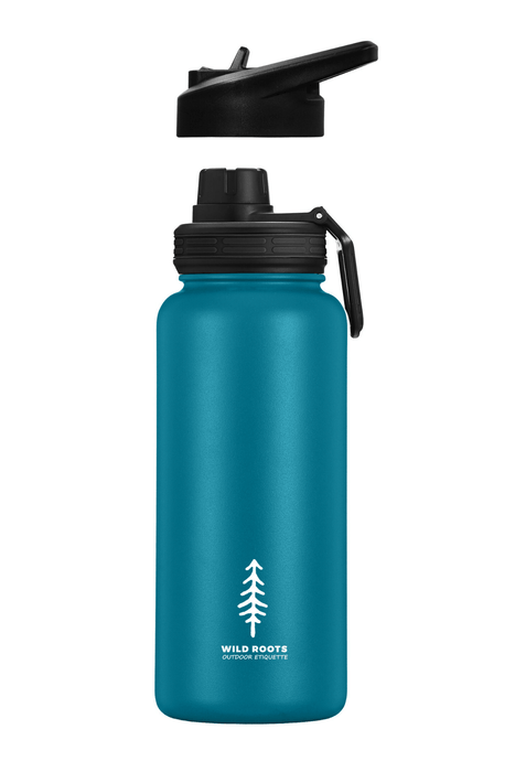 Wild Roots Bottle for Life 32oz | 900ml Vacuum Insulated