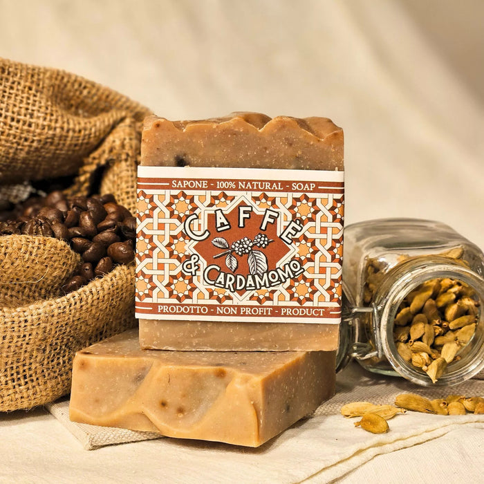Associazione Syriana Natural Coffee and Cardamon soap, 100g