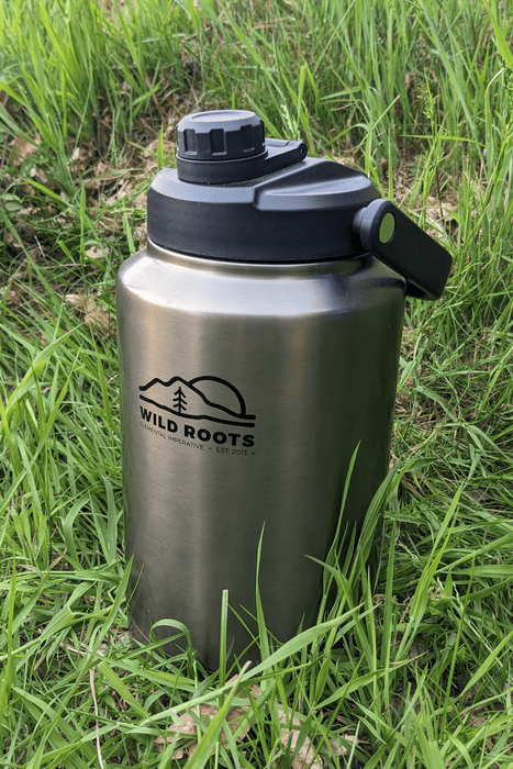 Wild Roots Water Jug Vacuum Insulated 128oz  3636ml  3.6L