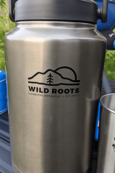 Wild Roots Water Jug Vacuum Insulated 128oz  3636ml  3.6L
