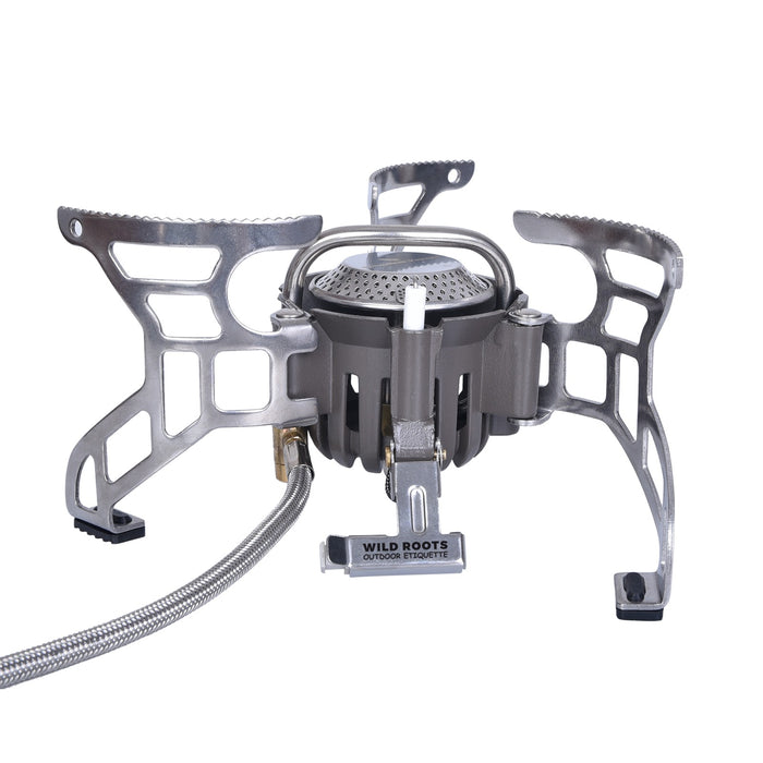 Collapsible Outdoor Camping Stove with Piezo Ignition