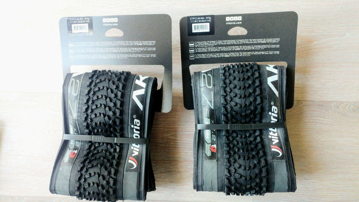 Vittoria Aka Cross Country Tyre 26" x 2.2" MTB Tyre Folding
