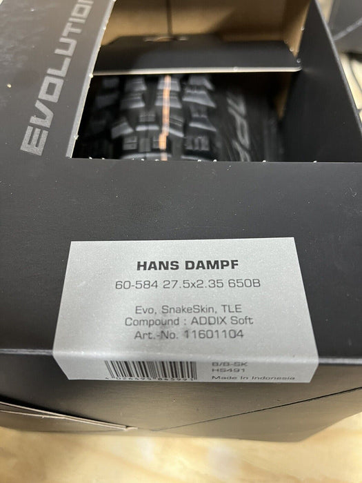 Schwalbe Hans Dampf 27.5 x 2.35 MTB Tyre Evo Addix Soft Folding