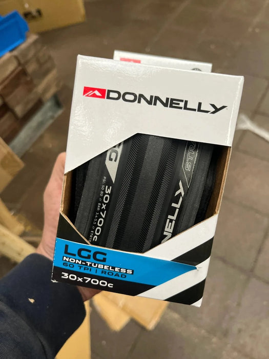 Donnelly Strada LGG 700x30 road tyre, black, 60TPI folding bead