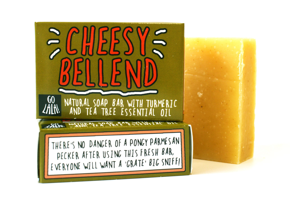 Cheesy Bellend - Turmeric and Tea tree vegan soap