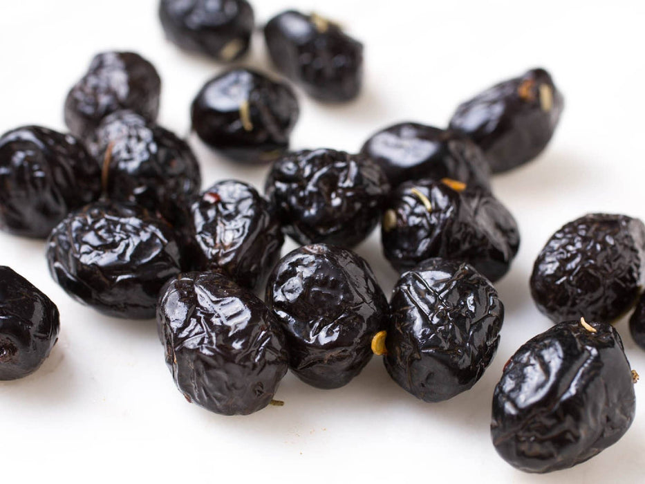 Kalypso Authentic Black Salty Olives from Lesvos Island-Greece 200g