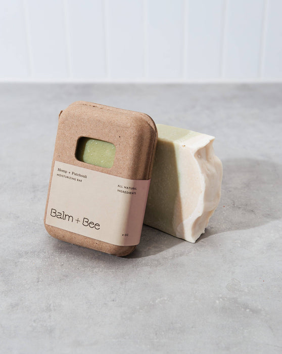 Balm and Bee Hemp Oil + Patchouli  Soothing and Enriching Soap 4oz