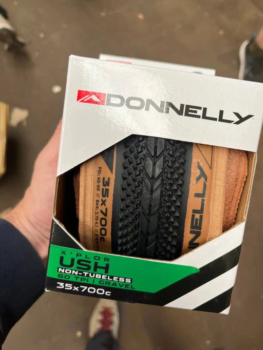 Donnelly X'Plor USH 700x35 gravel tyre, tan sidewall, 60TPI folding bead