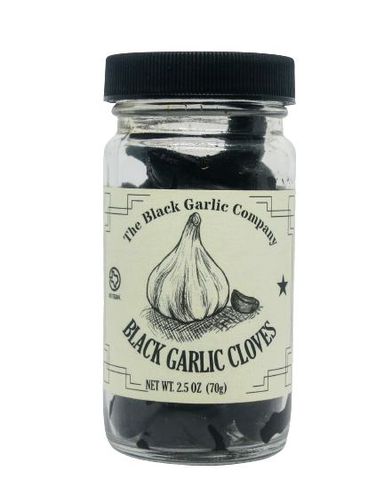Black Garlic Cloves 4 oz Jar