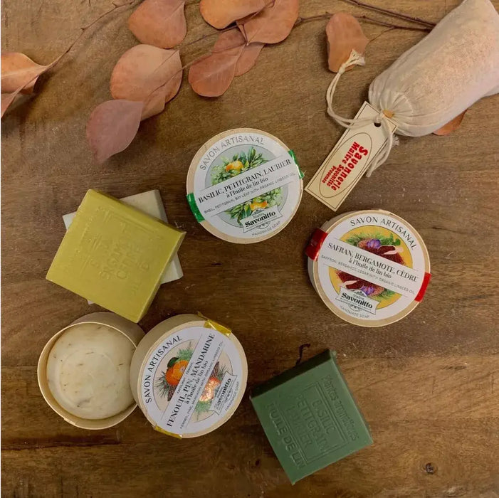 Savonitto Saffron, Bergamot & Cedar Soap 100g made in Provence