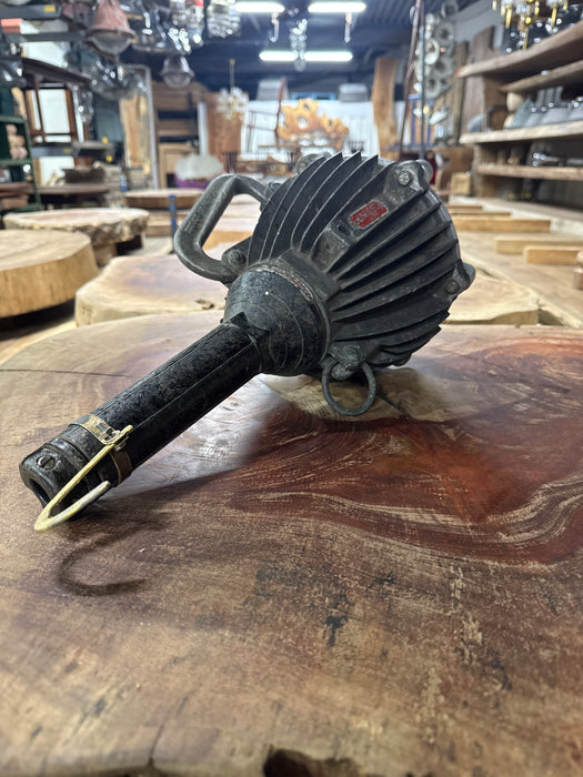 Salvaged S.R Browne Marine Handlamp
