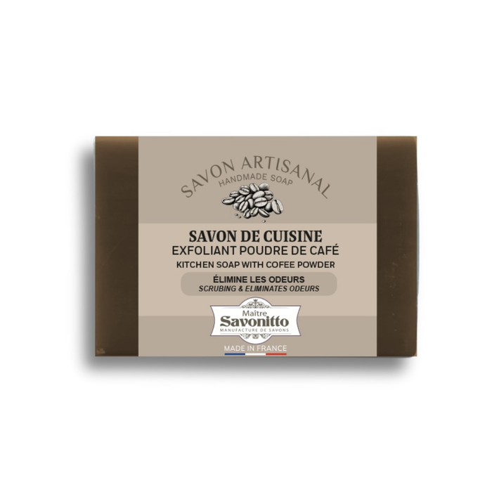 Savonitto Kitchen Soap with Coffee Grains 100g made in Provence