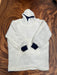 Ribbon RI002 oversized reversible sherpa hoodie in blue, second view