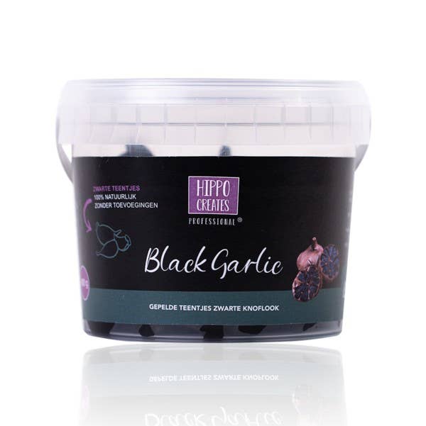 Gepelde zwarte knoflook,Peeled black garlic, 400 grams
