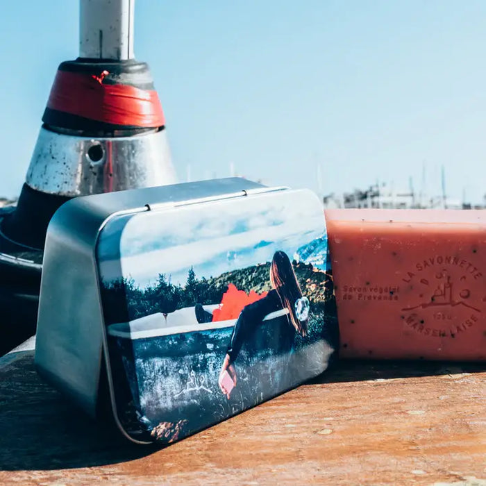 La Savonnette, Savin de Marseille Soap Metal Travel Tin Soap Case