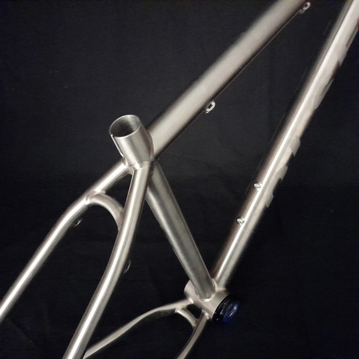 OLSEN BIKES - TITANIUM STREET MTB FRAME Ti8 SBW Size By Wheel