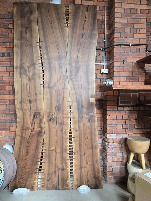 Reduxwood Black walnut stitch table 160cm x 3.3m
