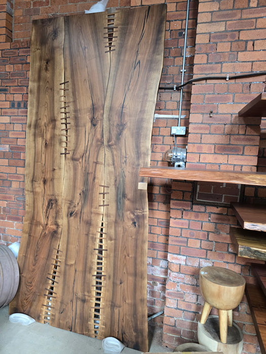 Reduxwood Black walnut stitch table 160cm x 3.3m