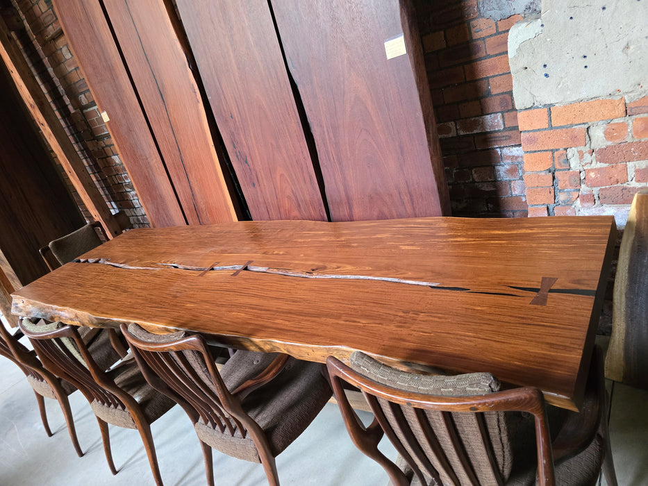 Reduxwood Tigerwood Table 80cm x 300cm
