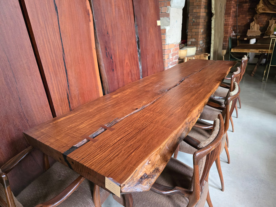 Reduxwood Tigerwood Table 80cm x 300cm