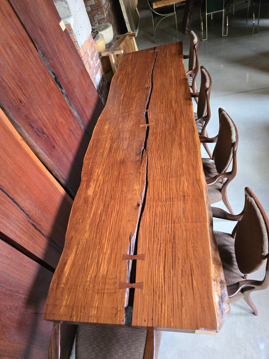 Reduxwood Tigerwood Table 80cm x 300cm
