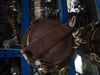 Original salvaged brass ship's porthole, 42cm, with dogs – photo 6