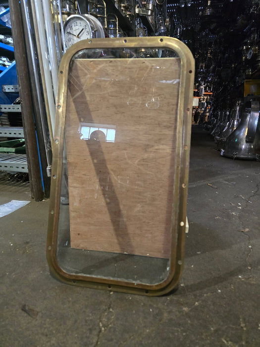 Brass Porthole 69cm x 38cm