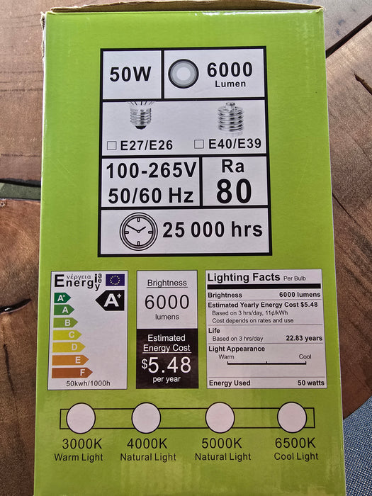 600W Equivalent LED Corn Light Bulb