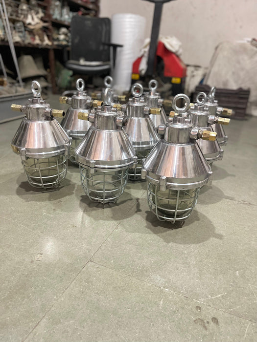 Aluminoum Hanging Light Polished Model 10