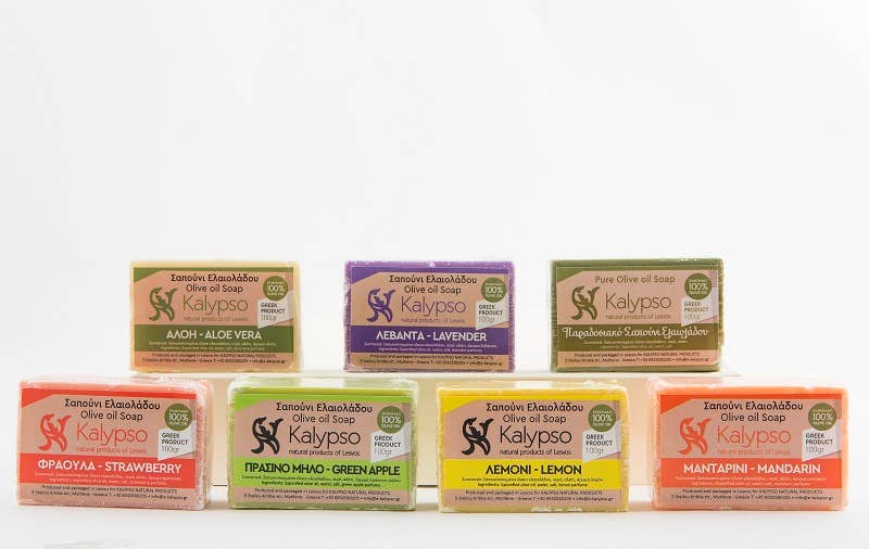 Kalypso Hand made Olive Oil soap - Lavender 100g from Lesvos Island