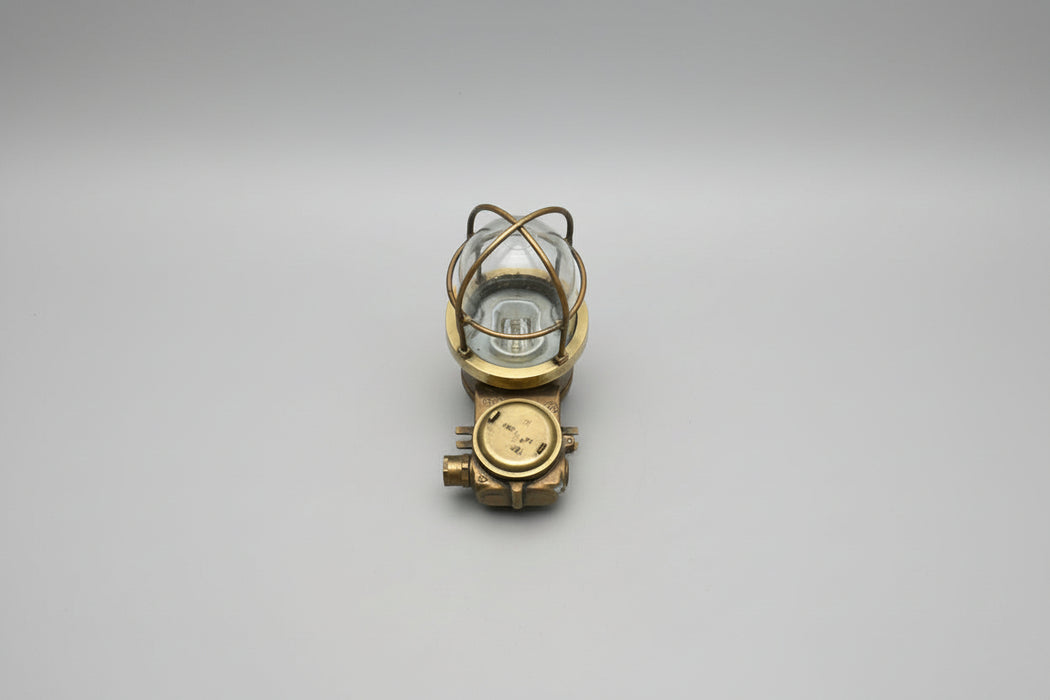 Salvaged TEF Brass Passage Light