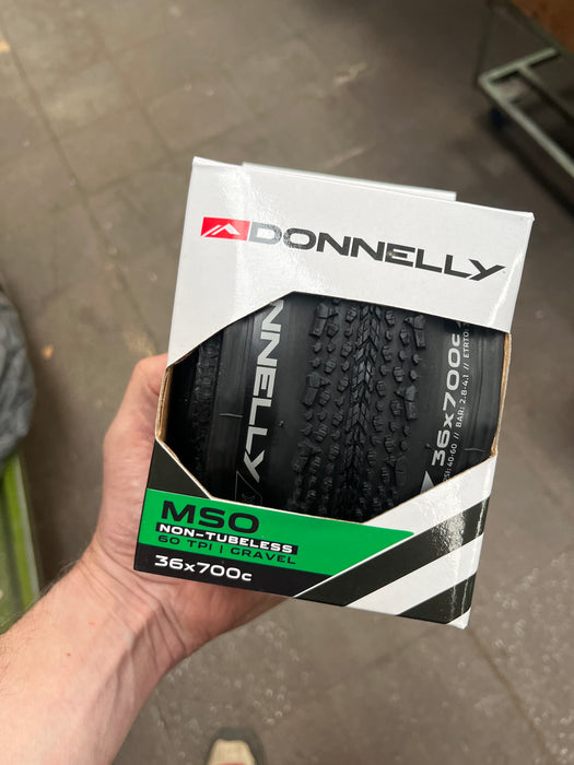 Donnelly X'Plor MSO 700 x 36 Adventure Gravel Tyre – 60TPI Black Folding
