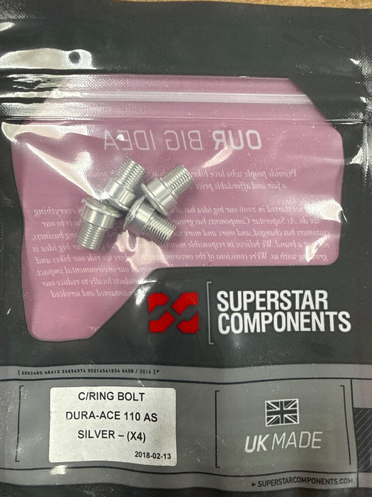 Superstar Shimano Stepped Type Chainring Bolts for some 110BCD
