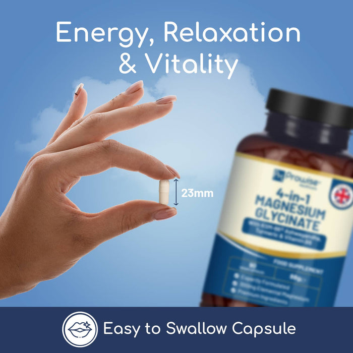 Prowise Magnesium Glycinate with Ashwagandha, Turmeric & Vitamin B6