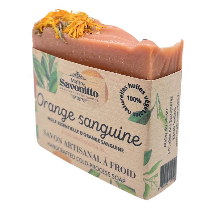 Savonitto Cold-saponified soap 100g - Blood Orange Made in Provence THE BEST!