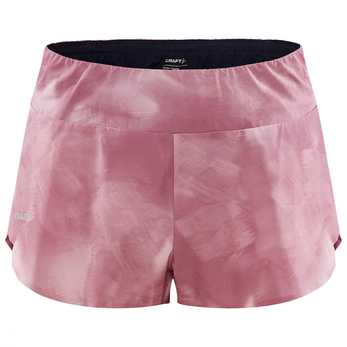 Craft PRO HYPERVENT SPLIT SHORT WOMEN - Dawn-Multi - Pink