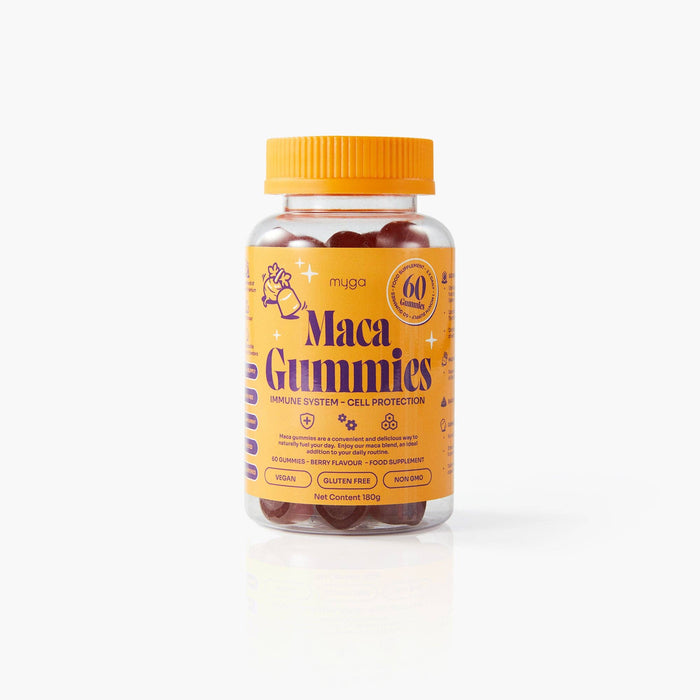 Myga Maca Gummies – Vegan Berry Energy & Balance Support