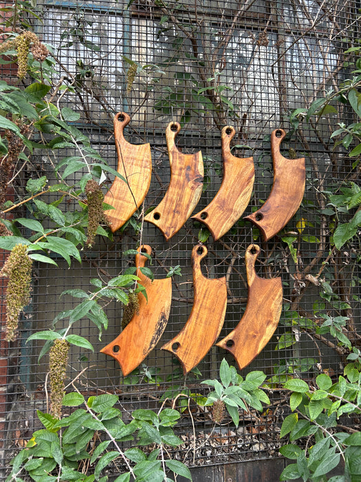 Wild Roots Swamp Teak "Sickle" Serving / Chopping Board