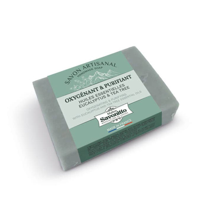 Savonitto “Oxygenating & Purifying wash your mouth out” Soap Eucalyptus and Tea Tree made in Provence