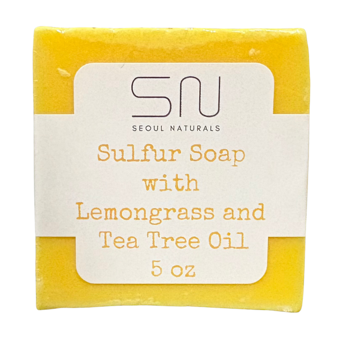 Seoul Naturals Sulfur Soap with Lemongrass and Tea Tree 5oz