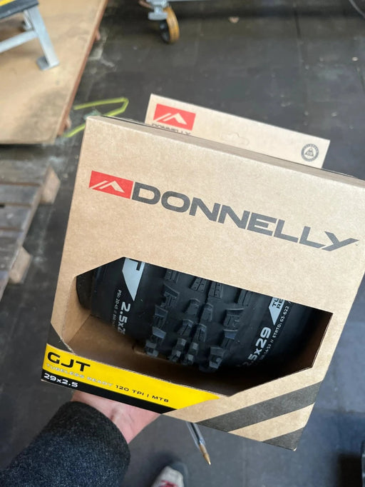 Donnelly GJT 29x2.5 trail MTB tyre, black, 120TPI tubeless-ready folding bead