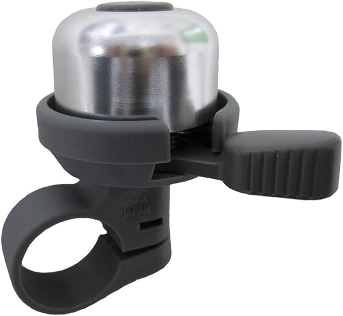 Ohgi Bicycle Bell OH-1000A Midget Bell Silver / Black