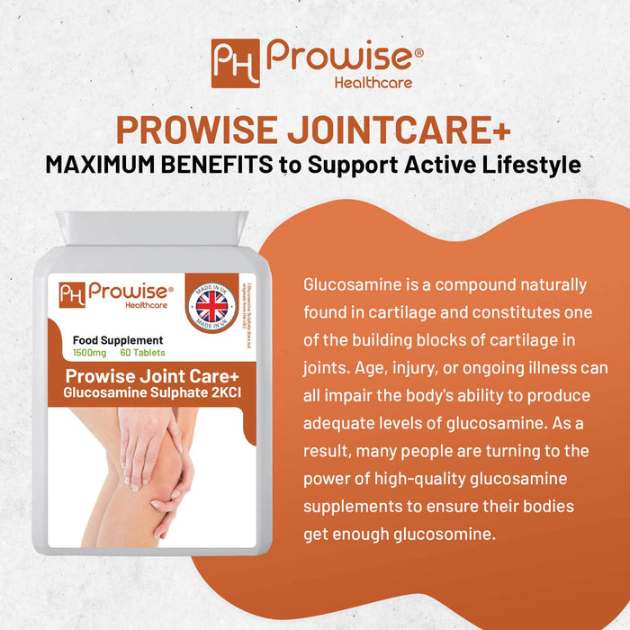 Glucosamine Sulphate 2KCL 1500mg 60 Tablets I High Strength
