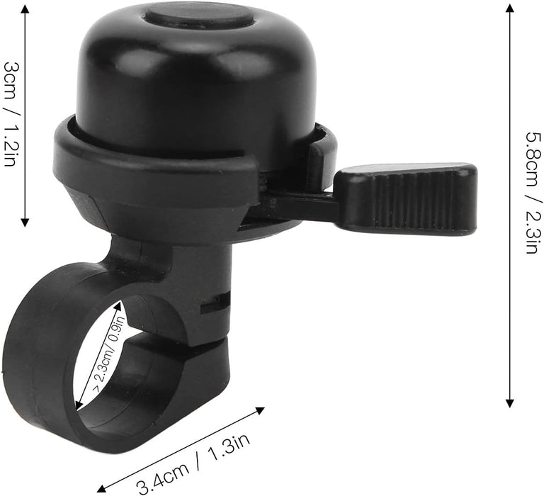 Ohgi Bicycle Bell OH-1000A Midget Bell Silver / Black