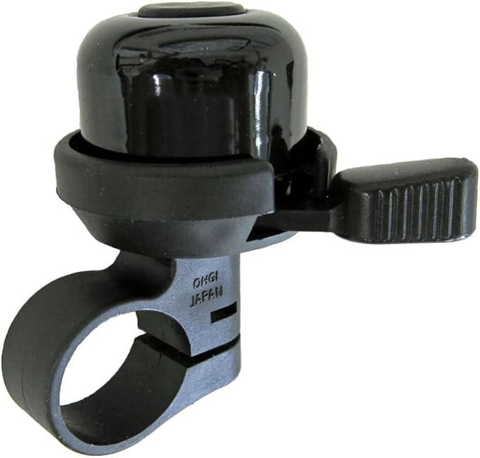 Ohgi Bicycle Bell OH-1000A Midget Bell Silver / Black