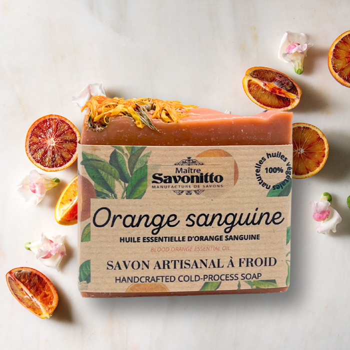 Savonitto Cold-saponified soap 100g - Blood Orange Made in Provence THE BEST!