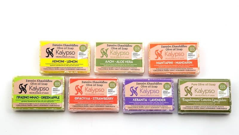 Kalypso Hand made soap with pure olive oil from Lesvos island 100g