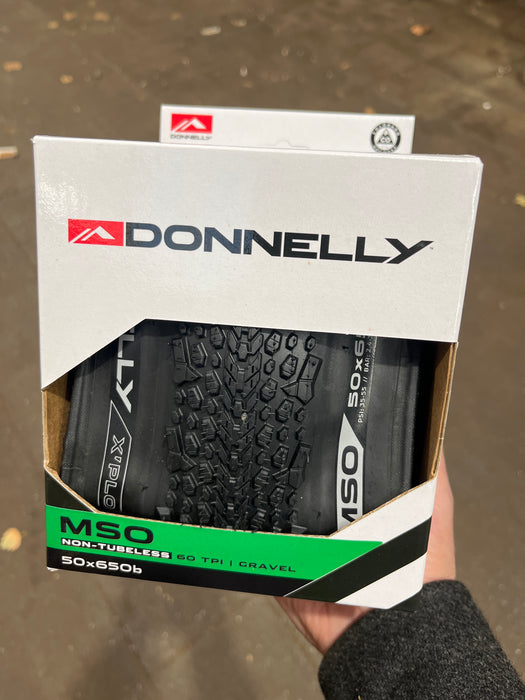 Donnelly X'Plor MSO 650b x 50 Adventure Gravel Tyre – 60TPI Black Folding