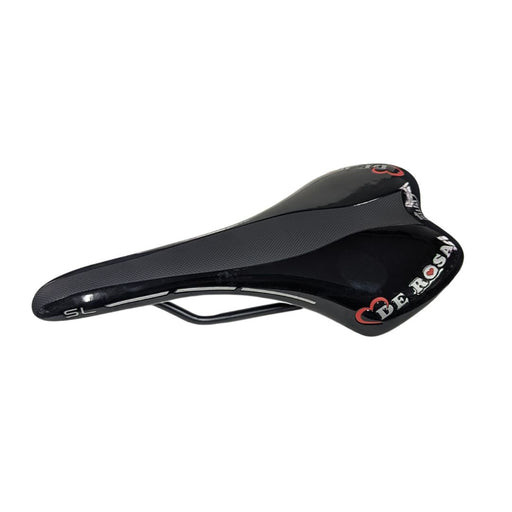 Sella Italia SL De Rosa XC – Sella Bianca Per Bici, Dimensioni 142x280 Mm, Peso 300g, Made In Italy